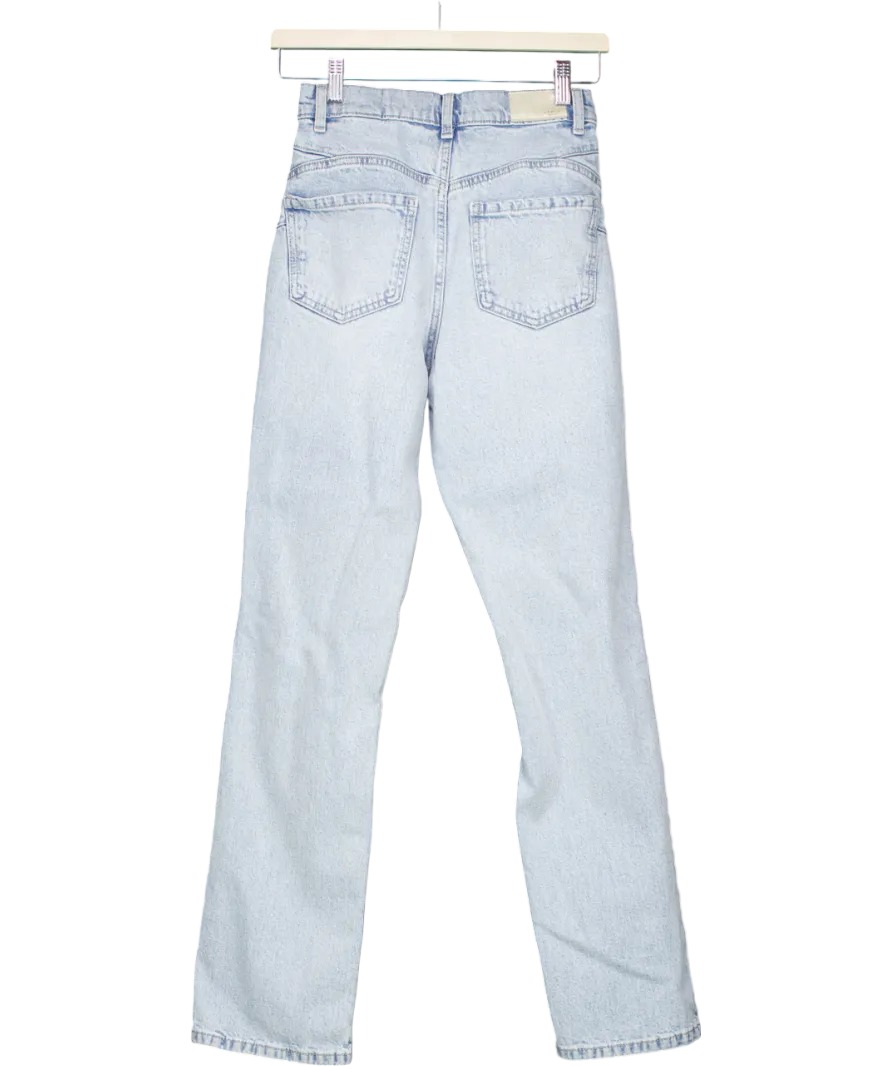lipsy london Blue Midwash Straight Leg Jeans UK 8