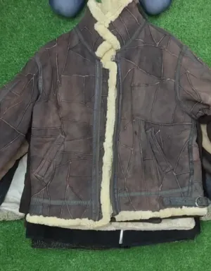 Suede Shearling Coats OVR-06