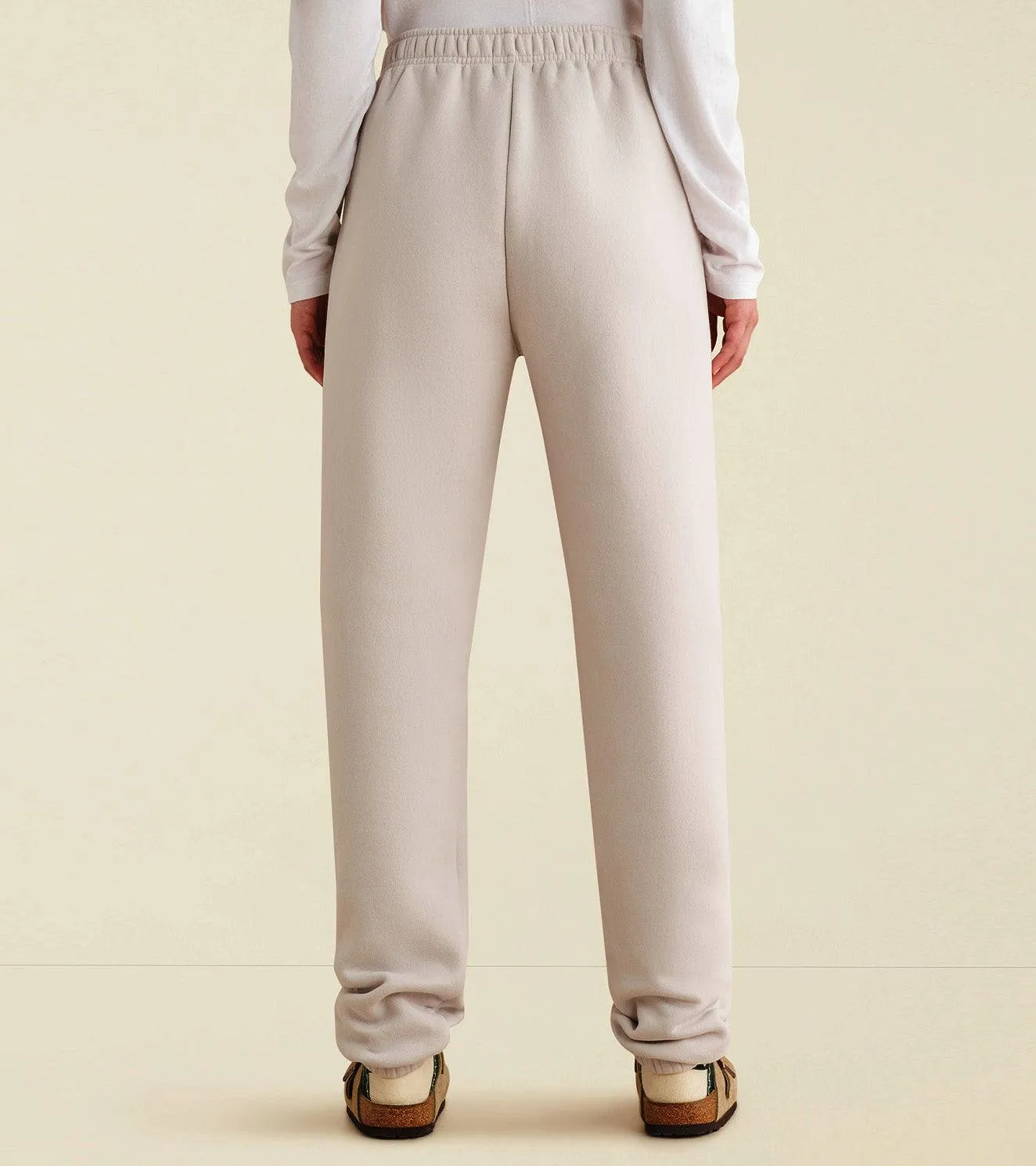 Women's Fleece track pants (Cream)