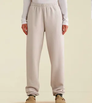 Women's Fleece track pants (Cream)