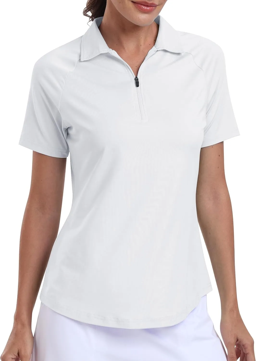 Women's Golf Polo Shirts Short Sleeve Moisture Wicking Golf Apparel Lady Golf Tops